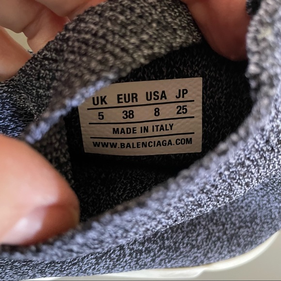 ❌SOLD❌ Balenciaga Speed Trainers Sneakers Black White - Picture 5 of 6